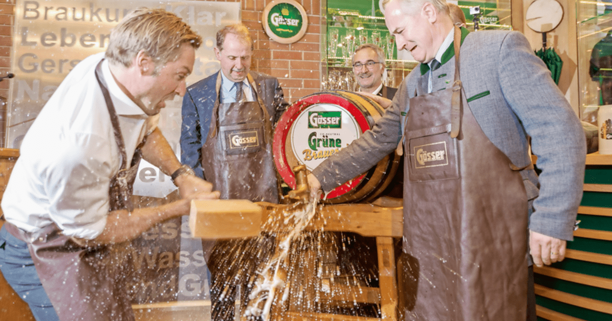 Gösser: Erste Co2-neutrale Großbrauerei der Welt