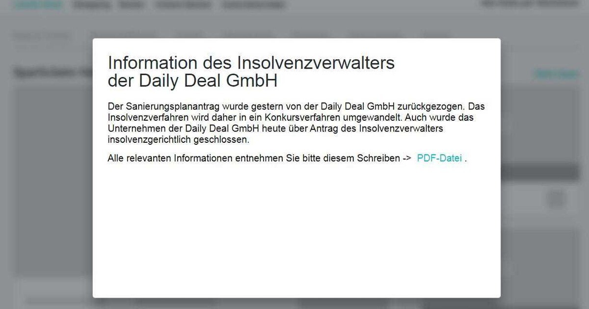 Daily Deal: Wirte zahlen die Zeche