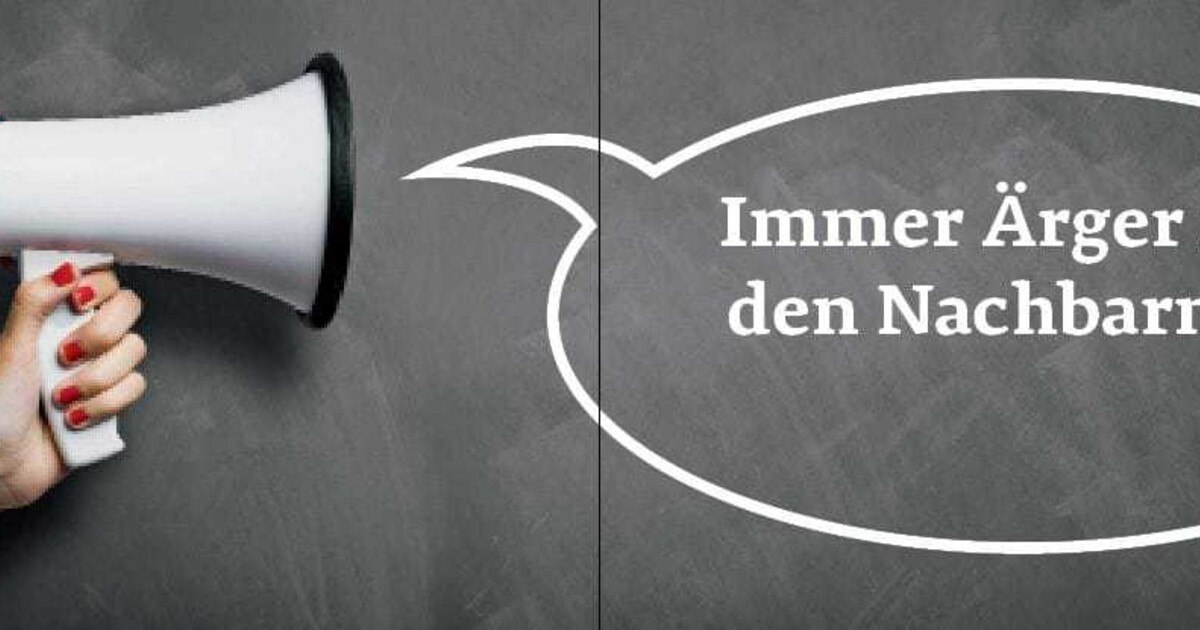 Ruhestörung: Wenn die Nachbarn Probleme machen