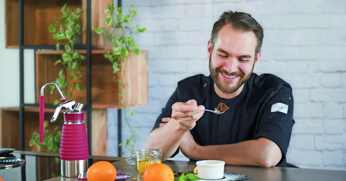 Kreative Desserts mit Schaum