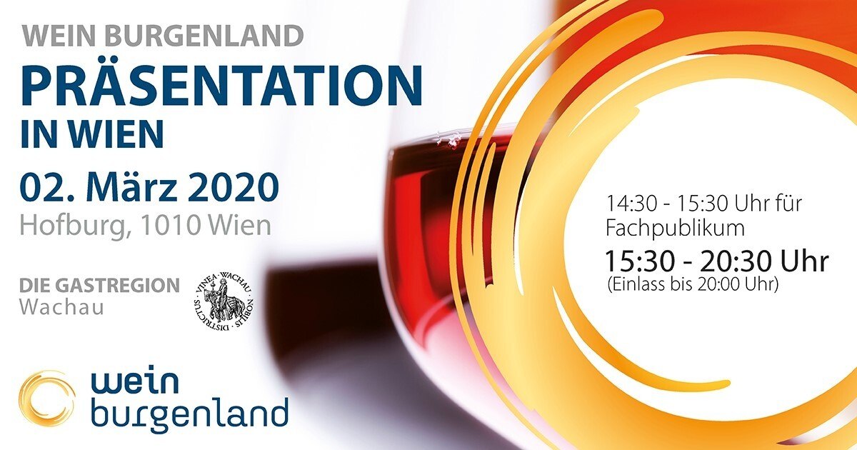 Wein Burgenland: Präsentationen in Wien