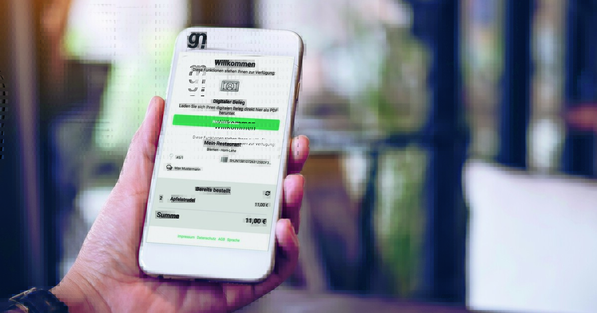 Papierloser Kassenbon