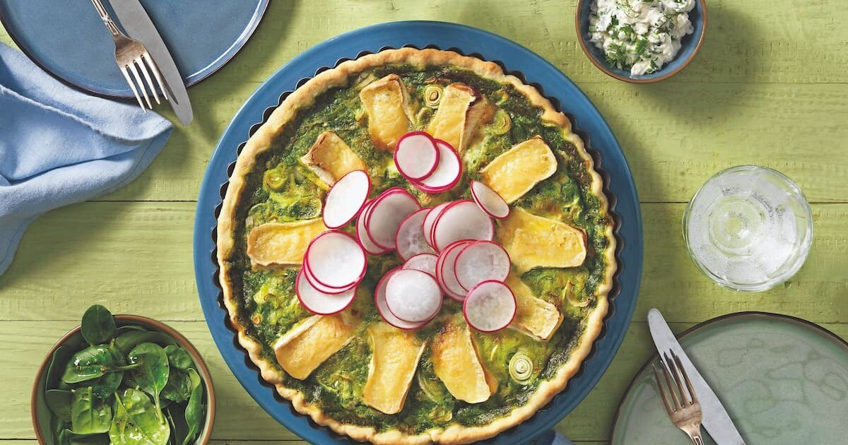 Rezepttipp: Bärlauchquiche mit  Radieschen