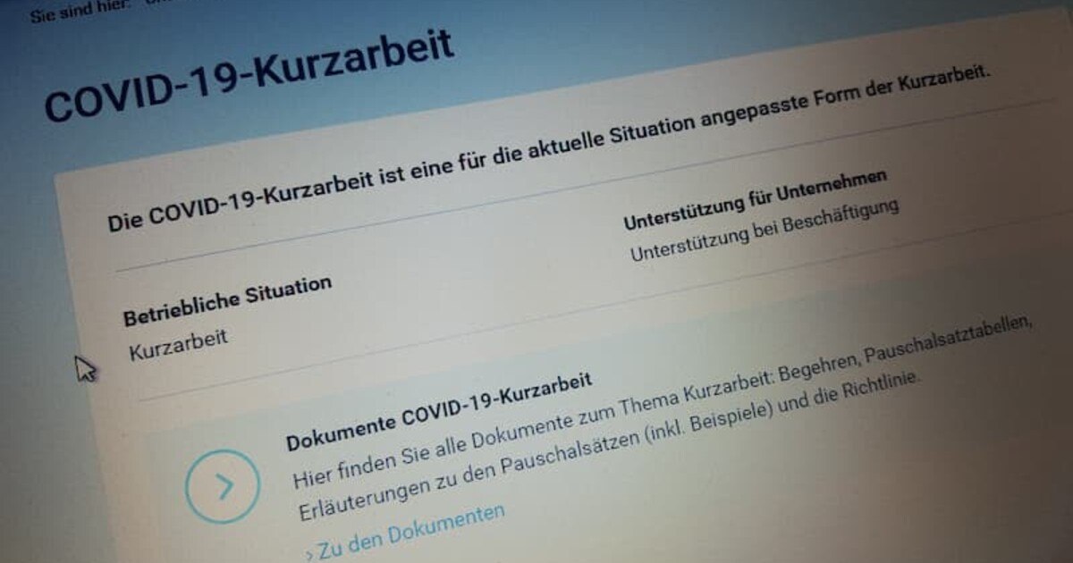 Update zur Kurzarbeit