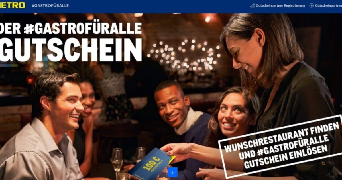 #Gastrofüralle: Metro startet Initiative für Wirte