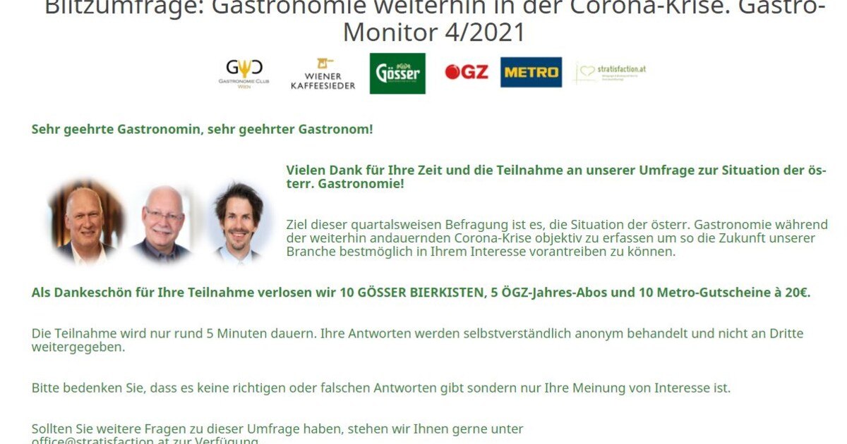 Blitzumfrage: Wie geht es Ihrem Betrieb?