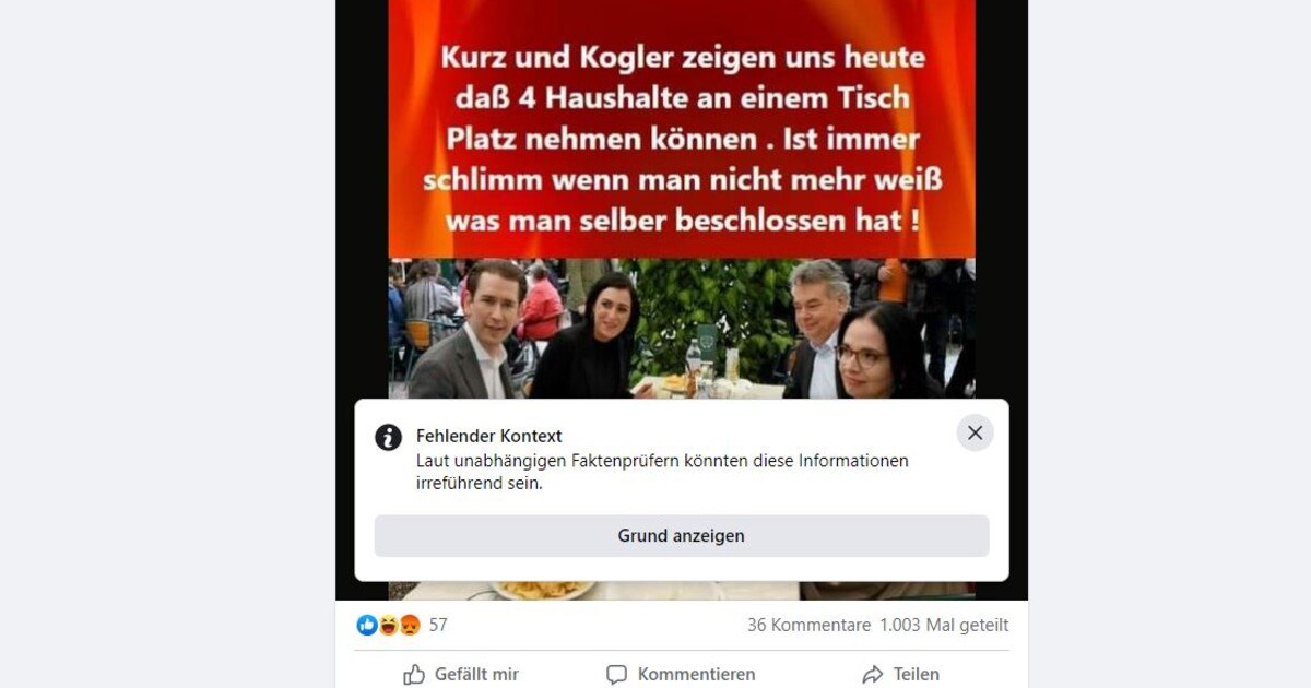 Im Netz kursieren Fake-News zur Gastro-Öffnung