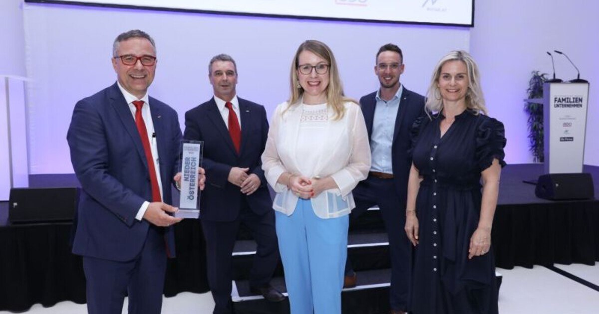 NÖ: Kastner zum besten Familienbetrieb gekürt