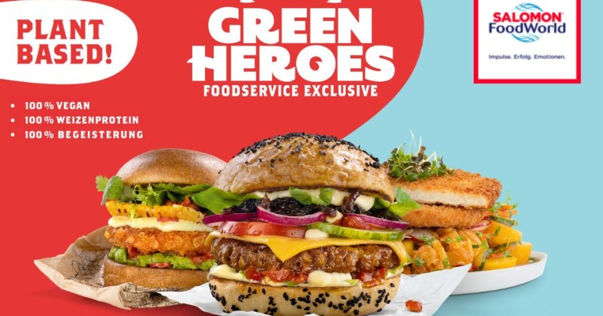 Green Heroes, total vegan: Jetzt Muster für Ihren Betrieb bestellen!