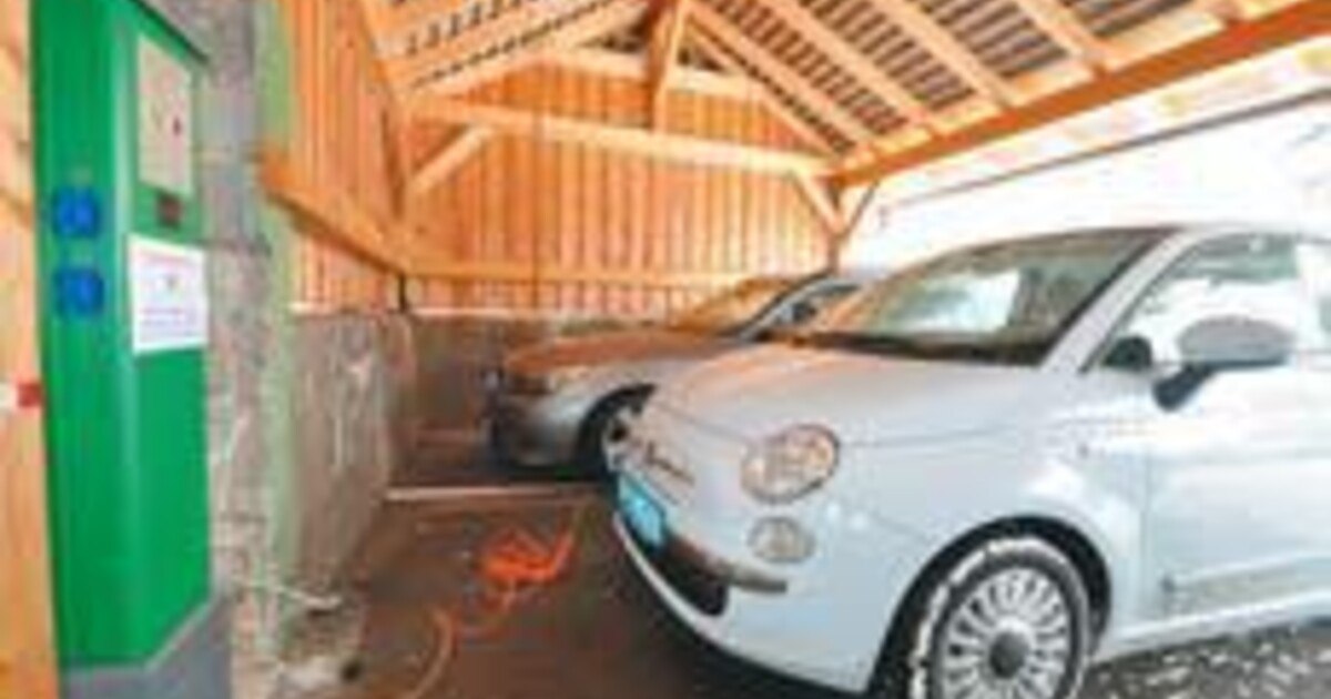 Stromtanken beim Wirt