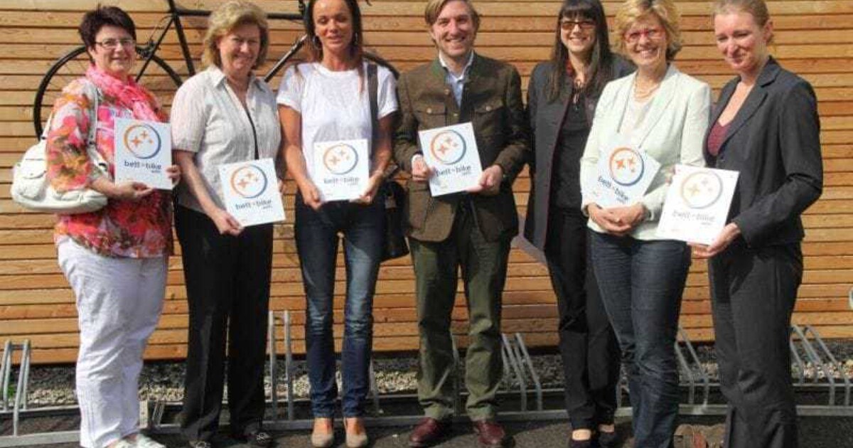 Elf bett+bike-Gütesiegel