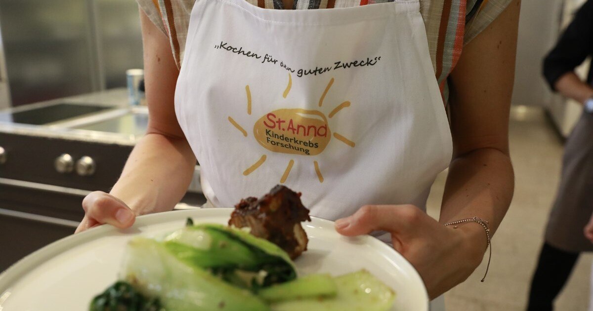 Charity-Kochkurs für 35 Jahre St. Anna Kinderkrebsforschung
