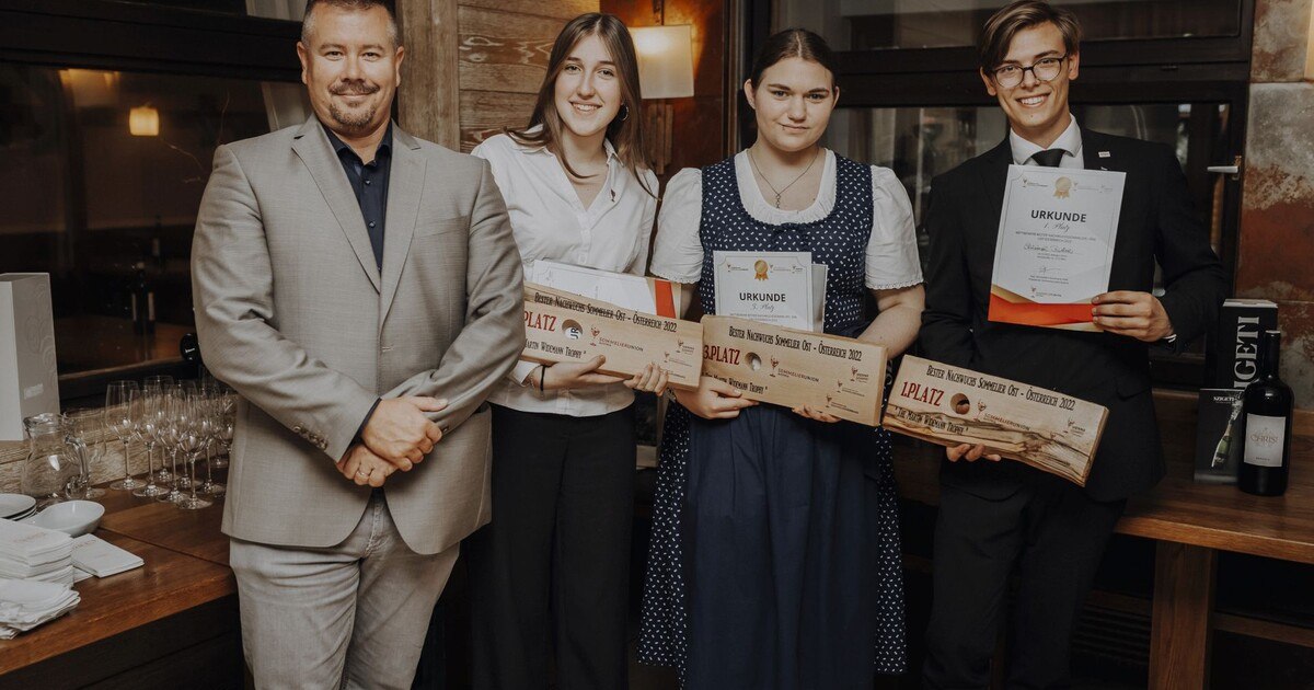 Christoph Bleier ist „Bester Nachwuchs-Sommelier“