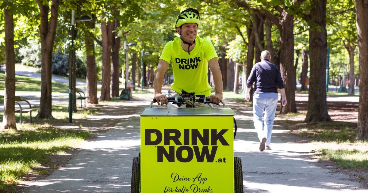 Das Bier kommt mit dem E-Bike