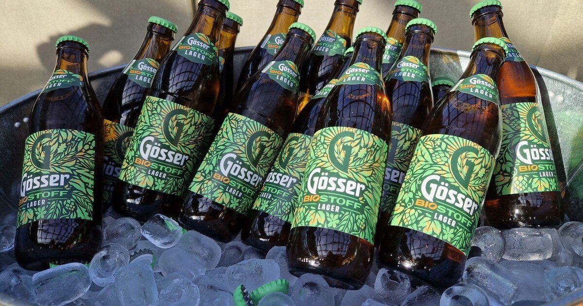 Gösser Biostoff: Grün und g’schmackig