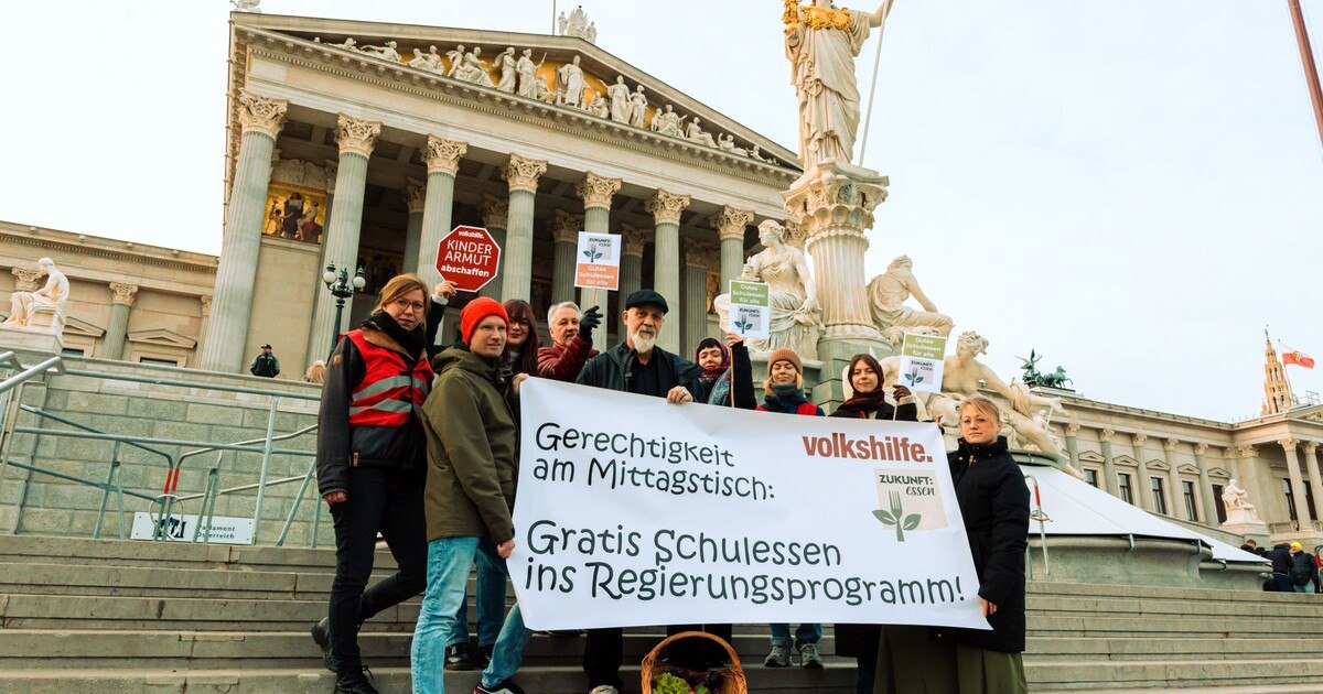 Gratis-Schulessen: Appell an Koalitionsverhandler