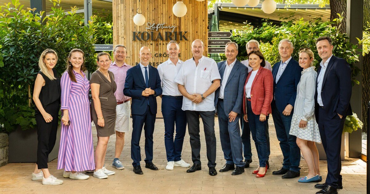 Hoher Besuch im Wurstelprater