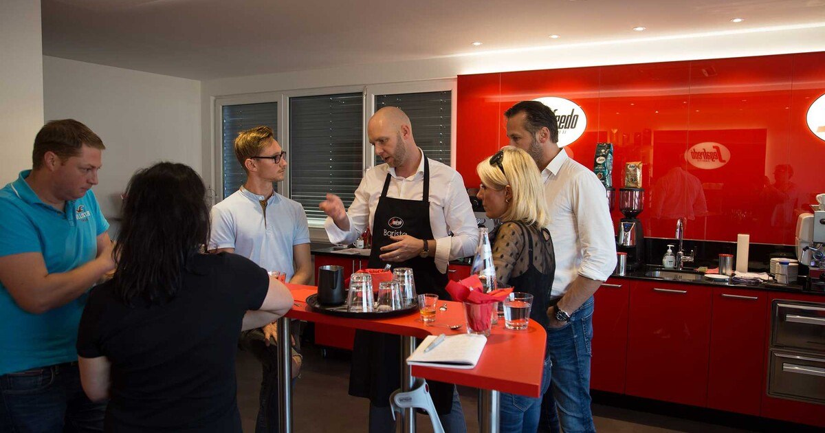 Im Kaffeelabor von Segafredo