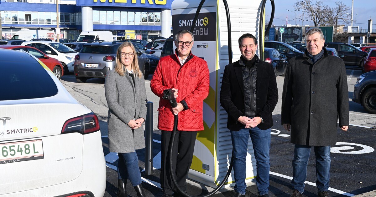 Metro Vösendorf erhält Ladestationen für E-Autos