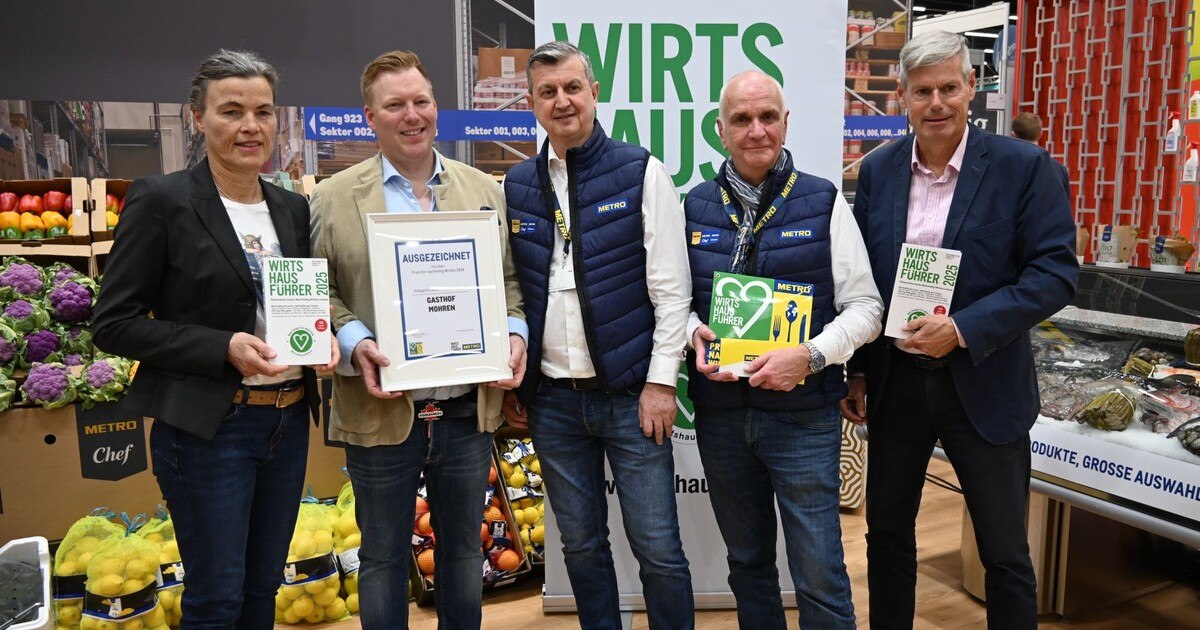 Metro zeichnet wieder nachhaltige Gasthäuser aus
