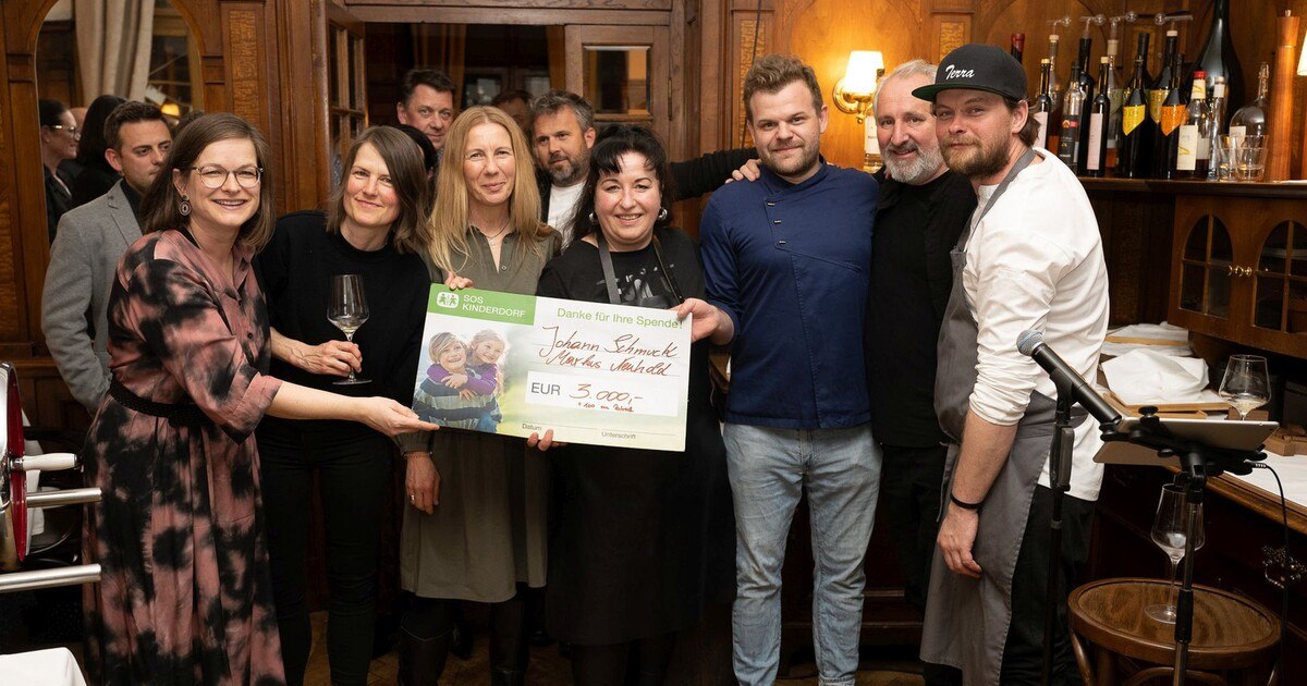 Steirische Haubenköche spenden an SOS-Kinderdorf