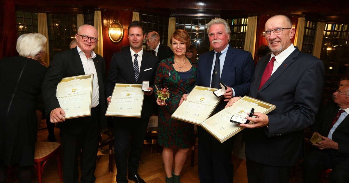 Wiener Kaffeesieder haben Goldenes Kännchen verliehen