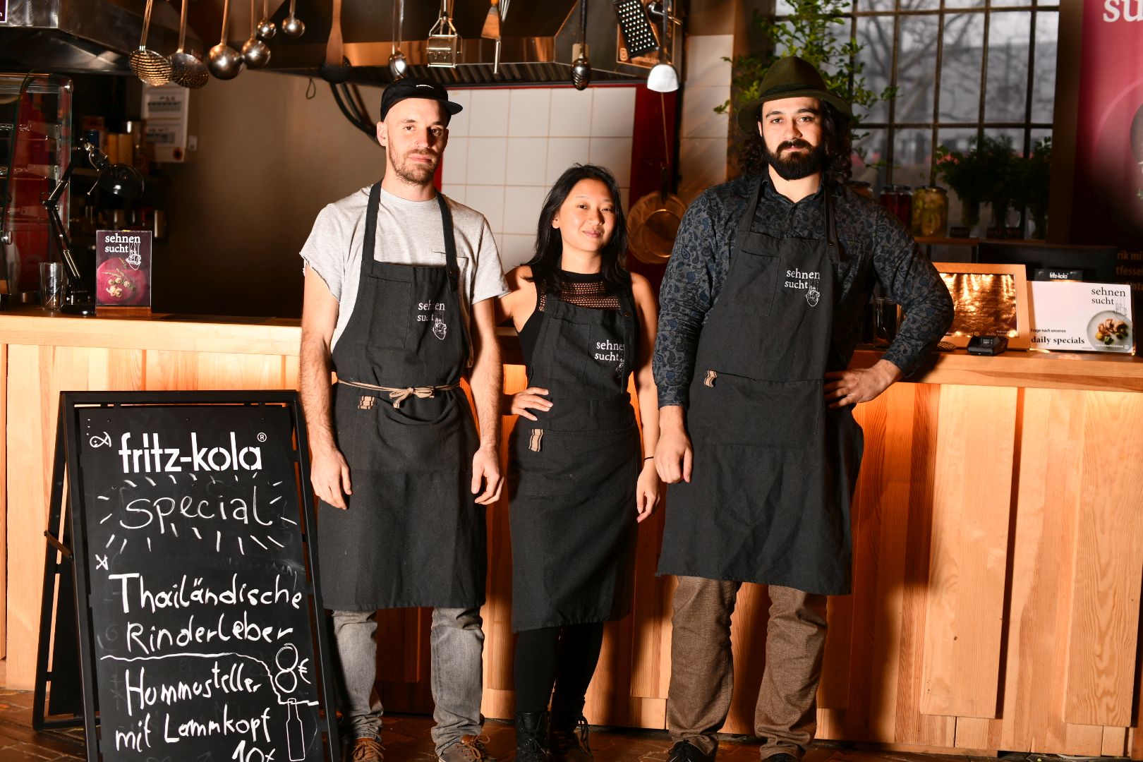 We are Sehnensucht: Markus Lichtenegger, Fransisca Tan, Max Wiesner (v.l.) (C) Jürgen Schmücking