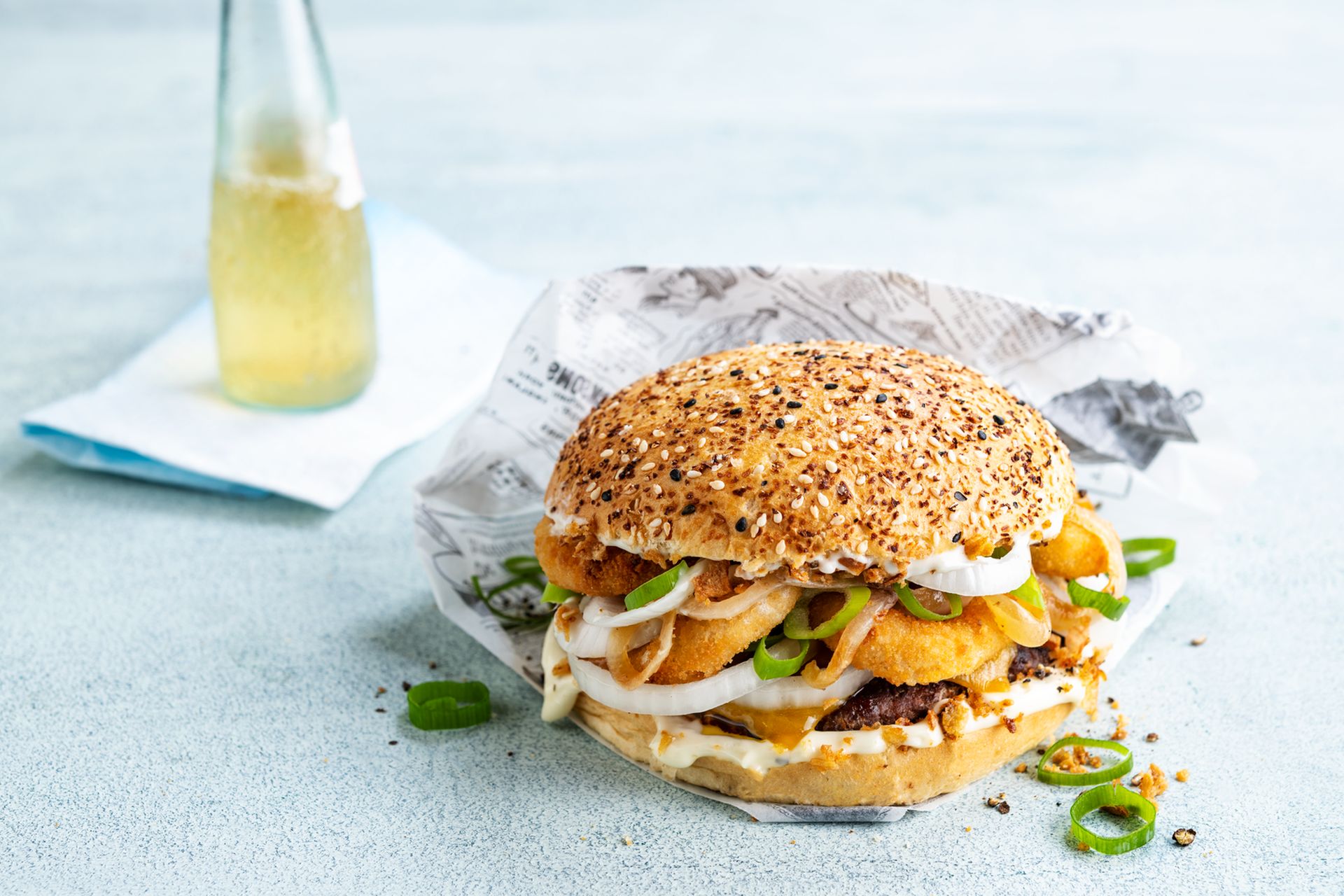 Onion Burger Bun (C) Vandemoortele