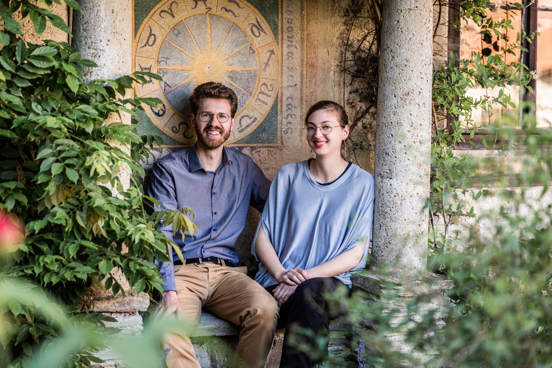 Die Gastgeber: Erasmus Almásy und seine Frau Johanna. (C) Matthias Kronfuss