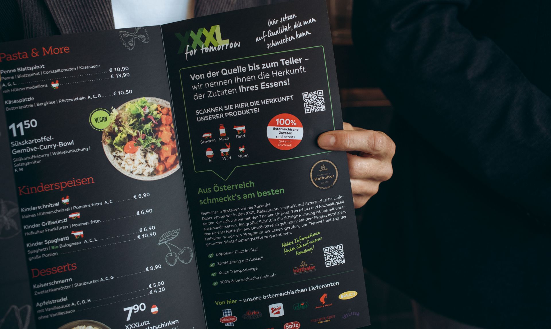 XXXLutz setzt auf volle Transparenz am Teller