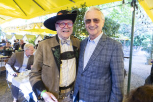 Bierpapst Conrad Seidl und Karl Kolarik (Schweizerhaus)