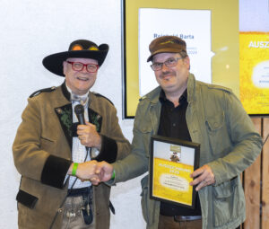 Bierpapst Conrad Seidl und Reinhold Barta (Gusswerk) © medianet AG/APA-Fotoservice/Rudolph