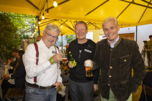 Hubert Hanghofer (1516 Brewing Company), Kurt Tojner (Rodauner Bier) und Andreas Urban (Schwechater)