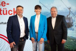 v.l.n.r.: Kornel Grundner, Astrid Steharnig-Staudinger, Franz Hörl © Österreich Werbung/Christian Lendl