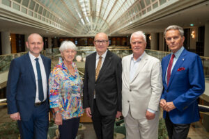 Norbert Kettner, Maria Rauch-Kallat, Dieter Fenz, Karl Wurm, Alfons Haider © Alba Communications