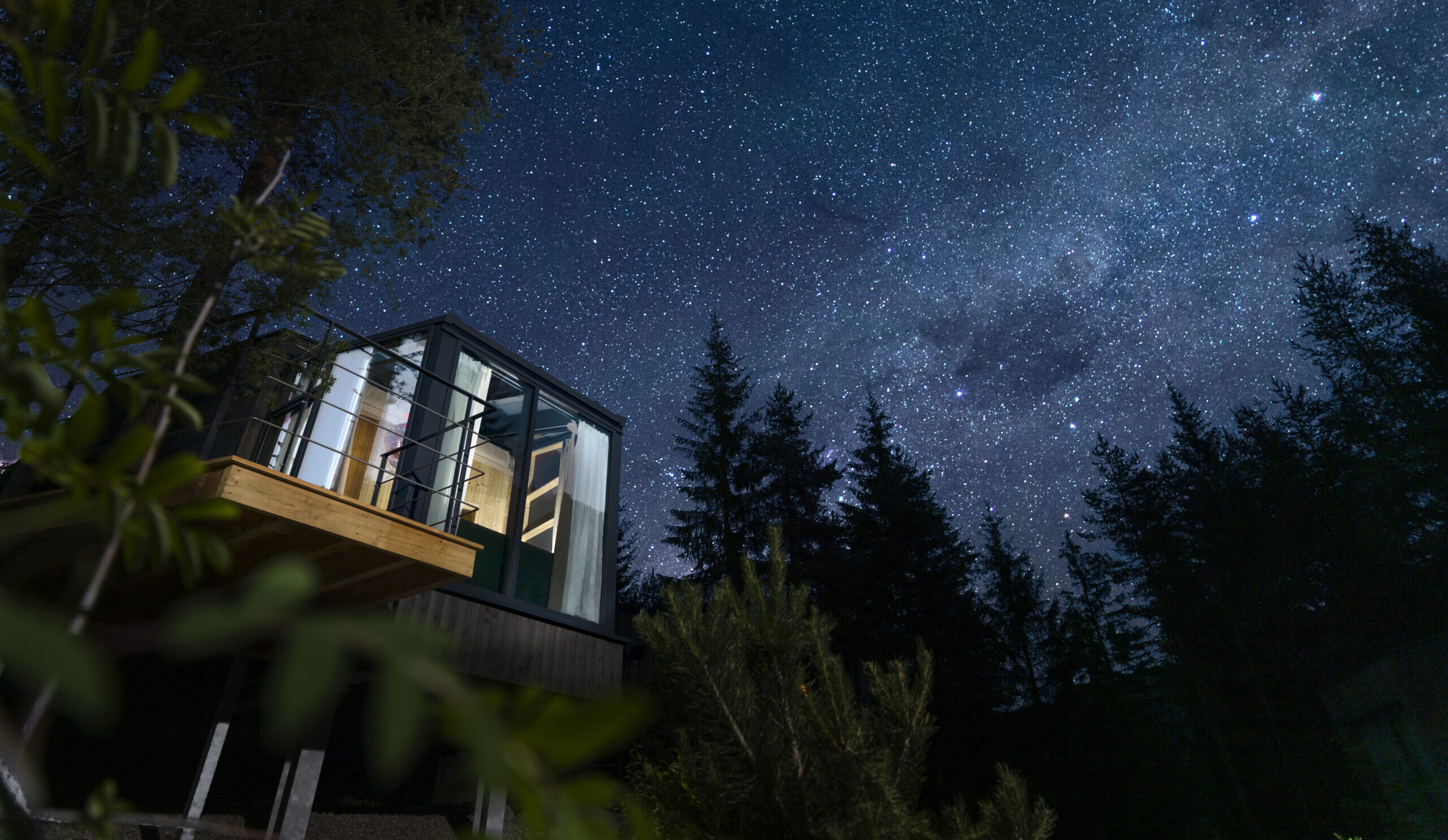 Luxuscampen mit Sternen im Blick