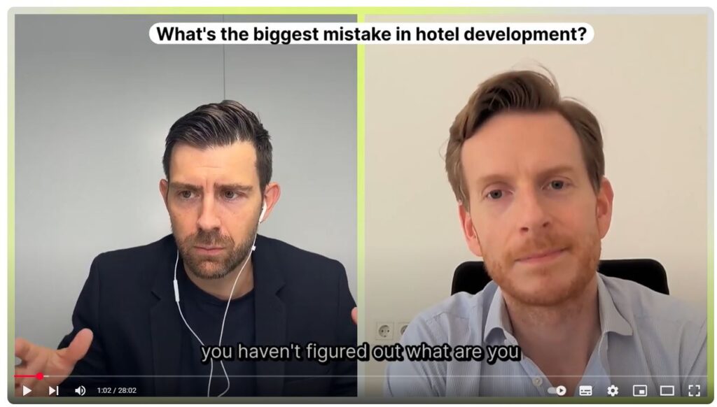 Dieser Artikel ist auf Basis eines Gesprächs zwischen Christian N. Walter (PKF hospitality group) und Youri Sawerschel, dem Gründer der Agentur Creative Supply. (C) Youtube.com
