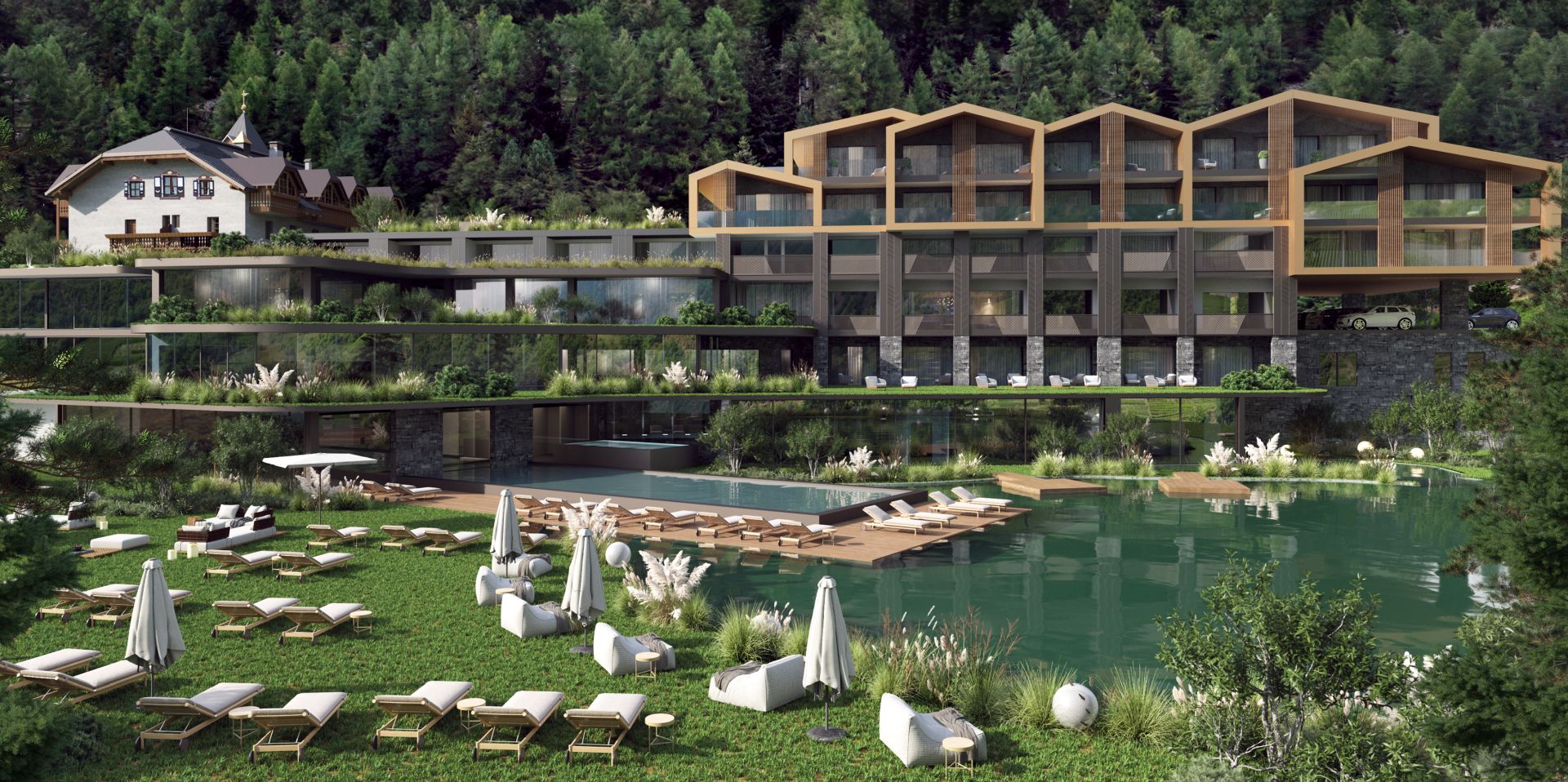 Neustart mit Blick auf den Ortler