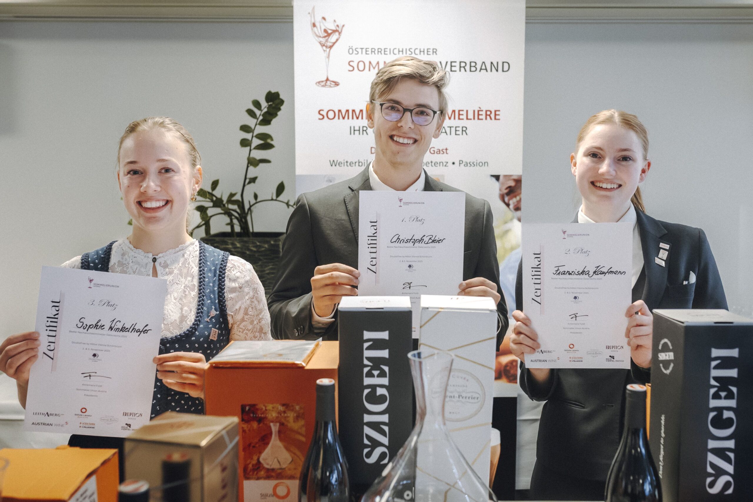 Christoph Bleier ist „Nachwuchssommelier Österreichs 2025“